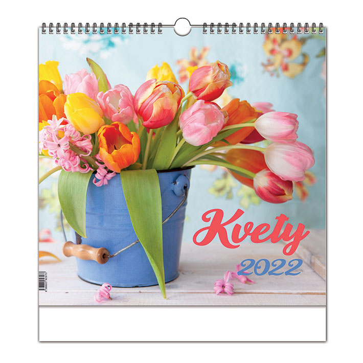 Nástenný kalendár Kvety 2022