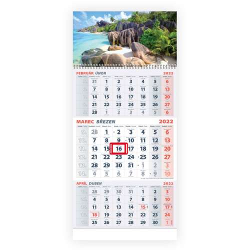 Nástenný kalendár More 2022